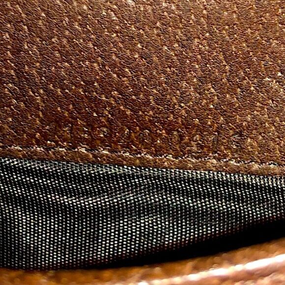 M GUCCI MONOGRAM Leather Canvas Agenda Binder Passport Holder Credit Card Wallet - Picture 17 of 17